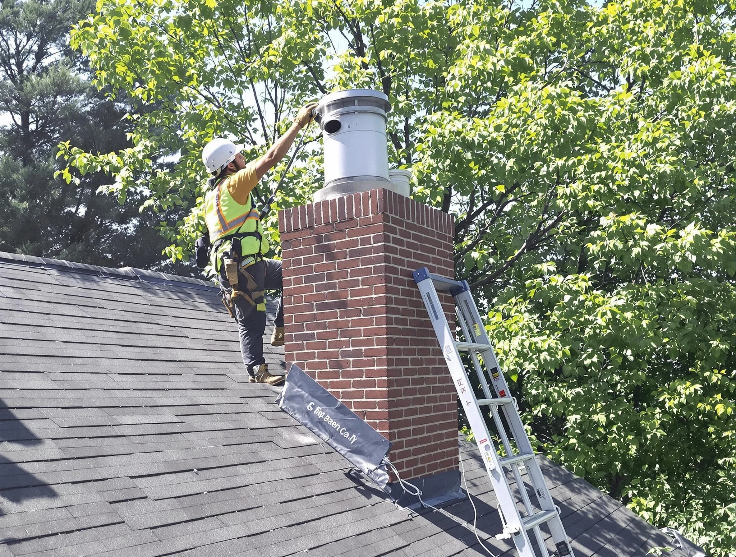 Chimney liner inspection by Decatur Chimney Sweep in Decatur, GA