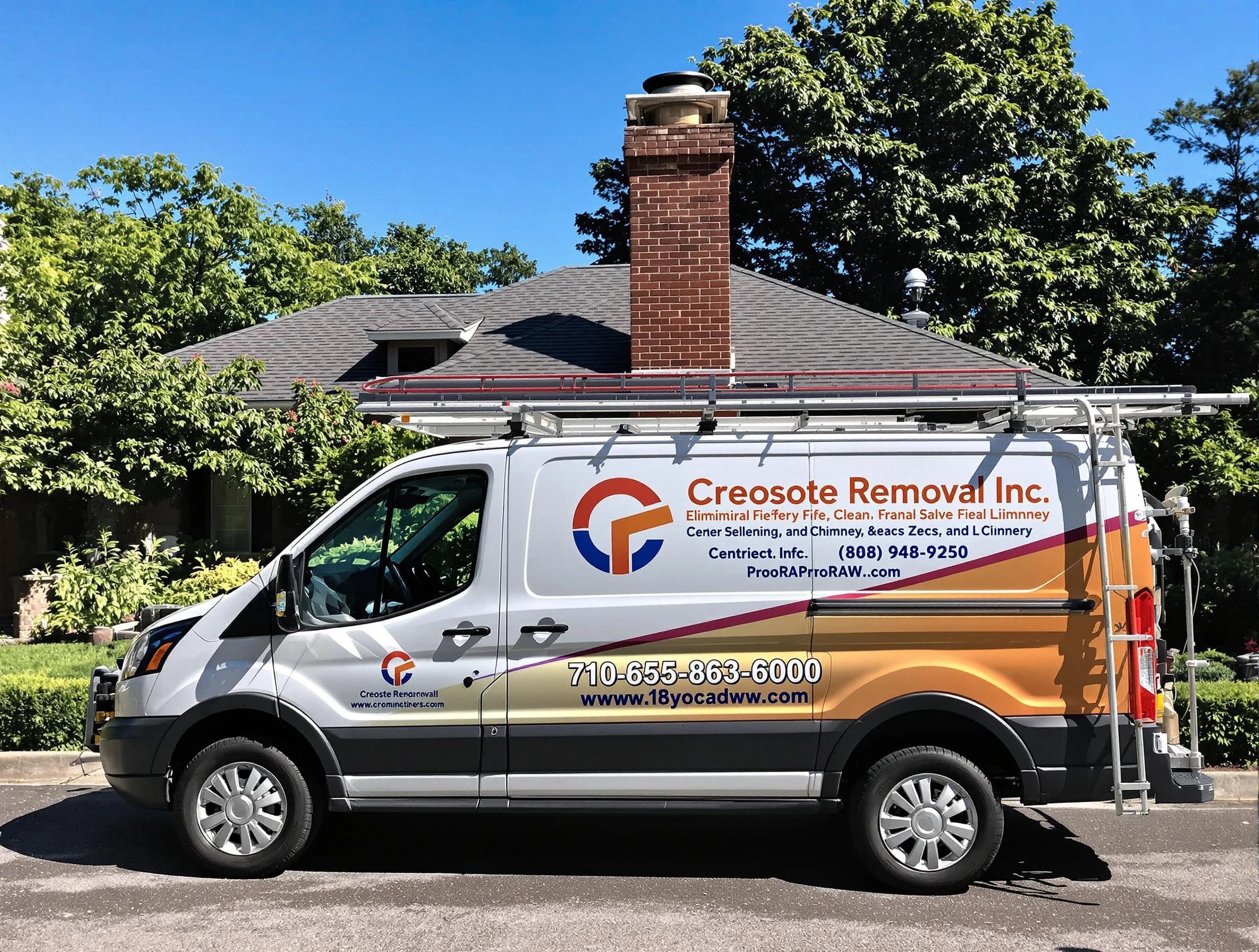 Decatur Chimney Sweep technician removing creosote safely in Decatur, GA