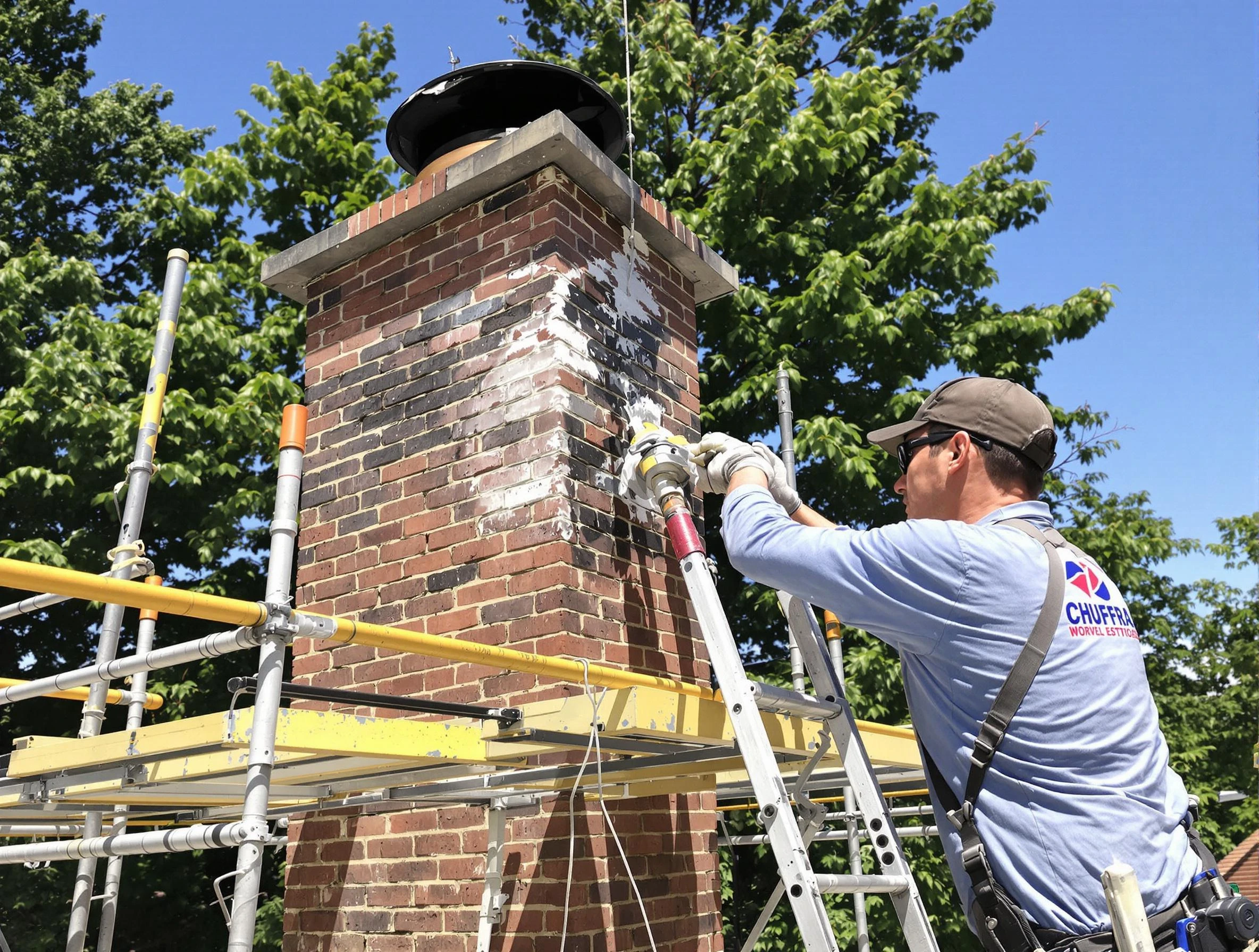 Structural chimney repair by Decatur Chimney Sweep in Decatur, GA