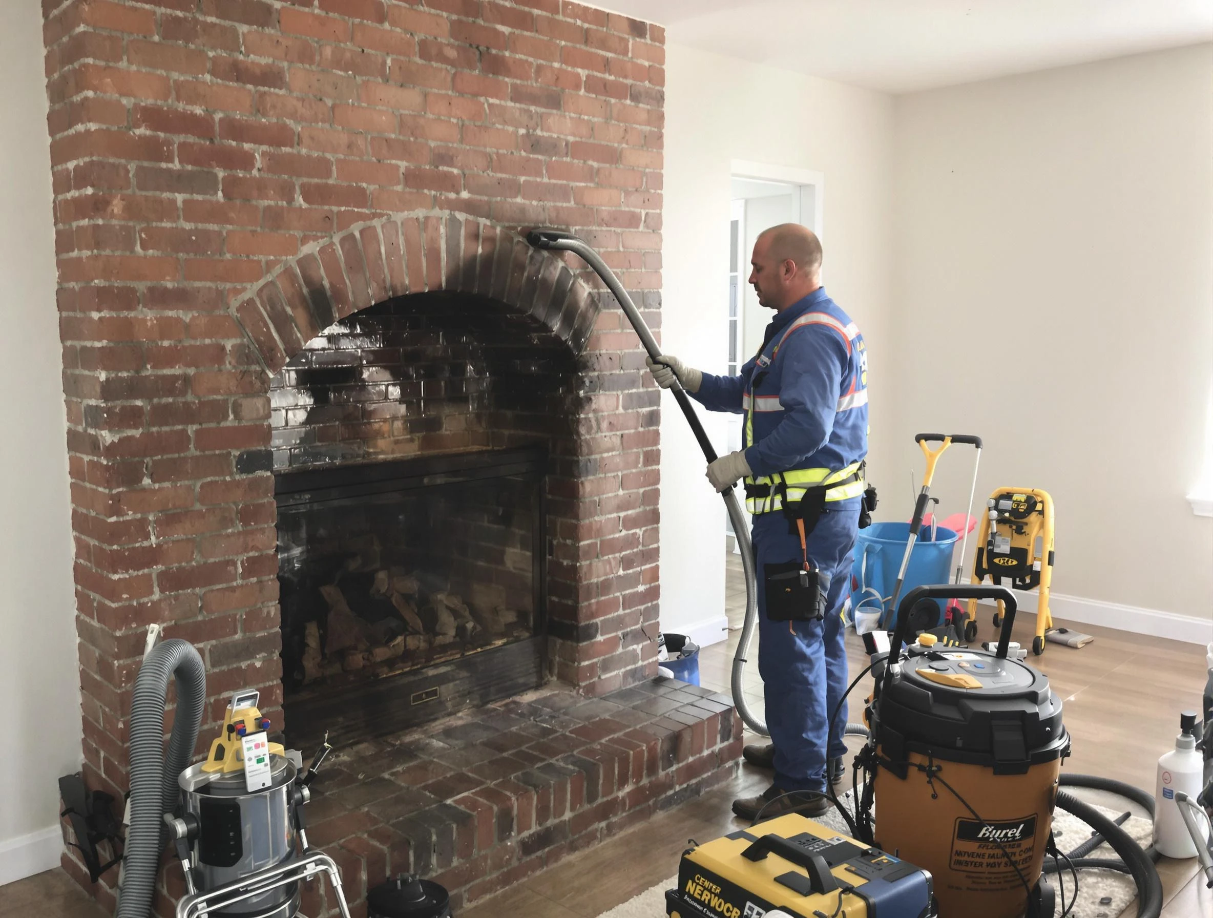 Decatur Chimney Sweep expert performing detailed chimney sweep in Decatur, GA